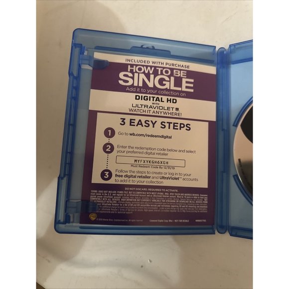 How to Be Single (Blu-ray, 2016) Dakota Johnson Rebel Wilson Leslie Mann - Picture 6 of 6